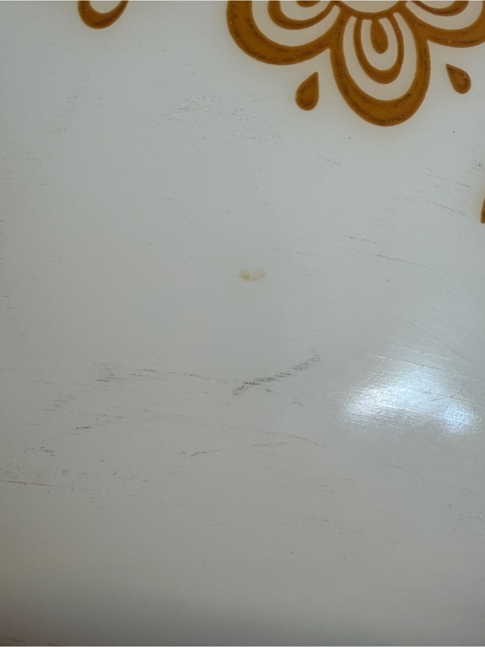 Butterfly Gold Pyrex - Picture 3 of 4